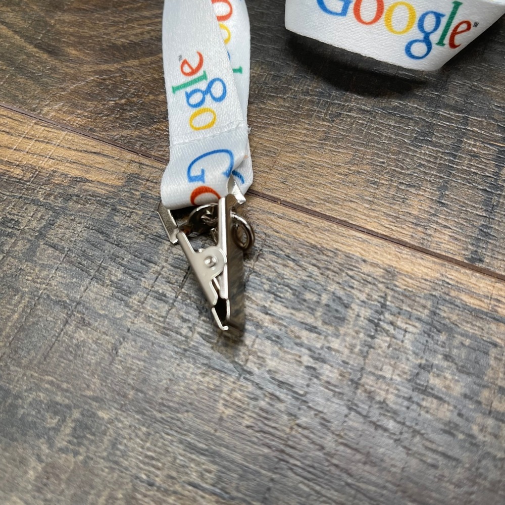 Google Lanyard Unisex OS Tech Swag White - Picture 3 of 5